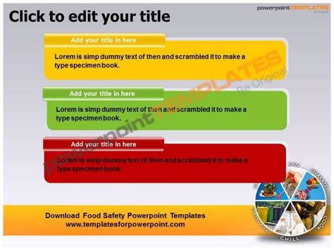 Food Safety Powerpoint Templates