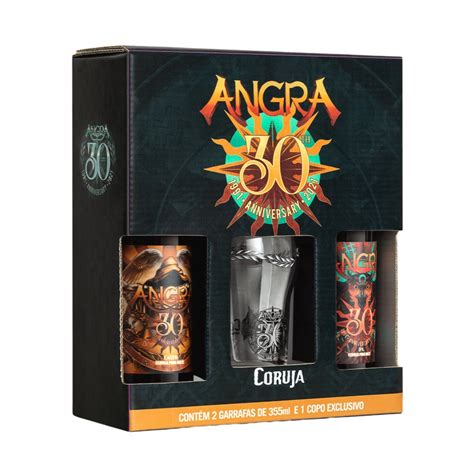 Kit Cerveja Artesanal Angra E Coruja 355ml Copo Exclusivo