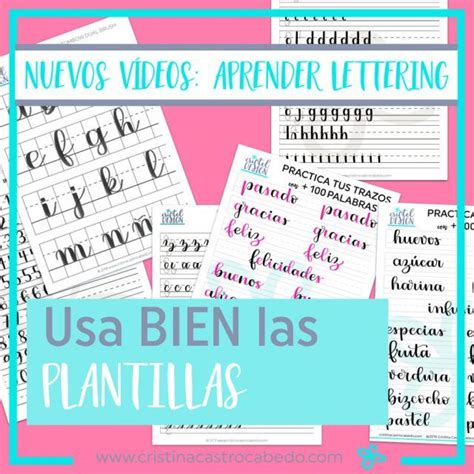 Aprender Lettering 4 Usa Bien Las Plantillas