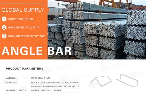Hot Rolled Steel Angle With Galvanized Or Black China Hot Rolled Angle Bar Steel Bar Made