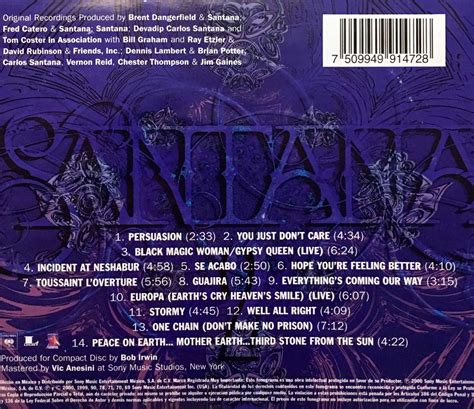 Cd Santana The Best Of Volume 2 25000 En Mercado Libre