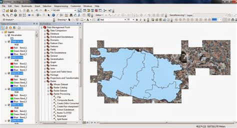 Cropping Citra Di Arc GIS 10 Air Itu Mengalir