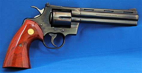 Colt Python I Frame Rosewood Grips Smooth With Medallions