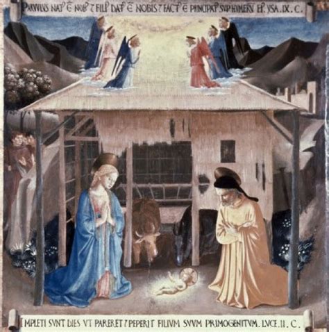 The Nativity 1438 1445 Fra Angelico Ca 1395 1455 Italian Fresco