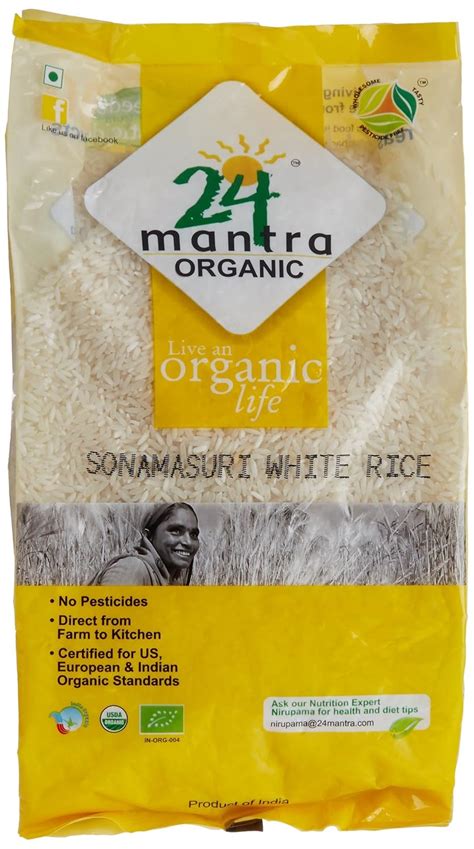 Mantra Organic Rice Sonamasuri Kg Bag Amazon In Grocery