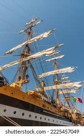 Amerigo Vespucci Sailing Ship Navy Built Stock Photo 2225457049