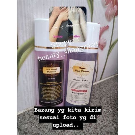 Jual HB PLATINUM ANGGUR SUPER ORIGINAL LOTION PEMUTIH DOSIS TINGGI