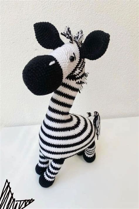 Crochet Pattern Amigurumi Zebra Amigurumi Zebra Pattern Crochet