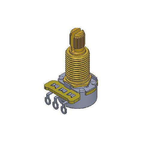 CTS 500K Mini Audio Taper Guitar Pot Potentiometer Reverb UK