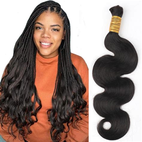 Amazon Body Wave Human Hair Bulk For Braiding Brazilian Virgin