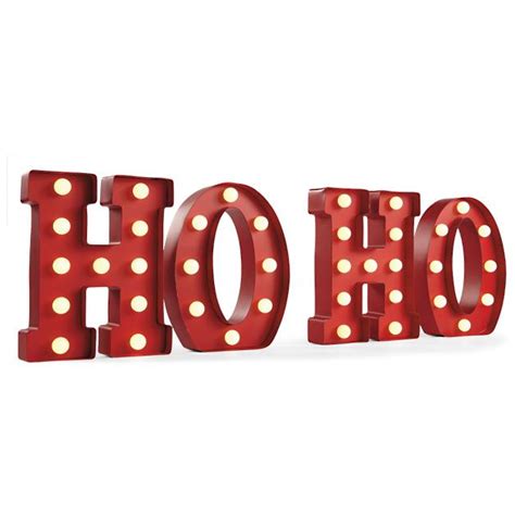 Ho Ho Marquee Letters Grandin Road