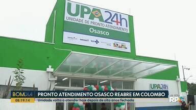 Bom Dia Paran Pronto Atendimento Osasco Reabre Em Colombo Globoplay