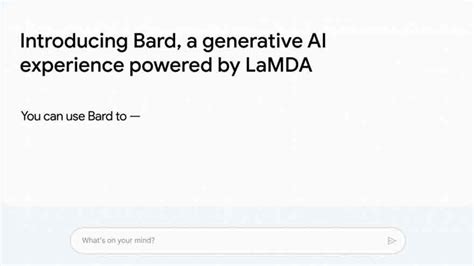 La Nueva Inteligencia Artificial De Google Bard C Mo Usar La