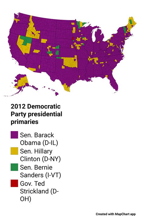 2004 Democratic Primaries 2008 Republican Primaries And 2012