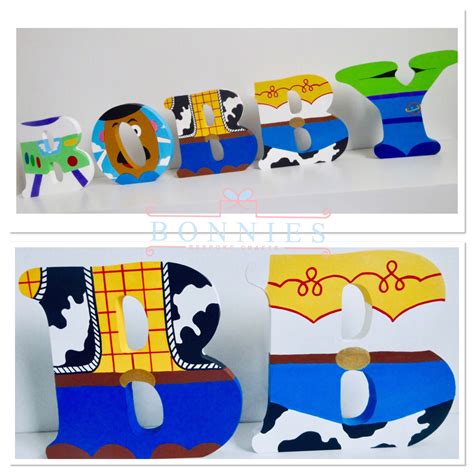 Toy Story Wooden Letters Toy Story Wooden Letters Toy Story Letters