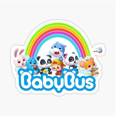 "Baby Bus All Character" Sticker for Sale by dannrySaputra | Redbubble