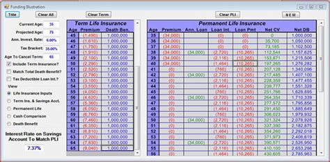 powerful infinite banking concept calculator software