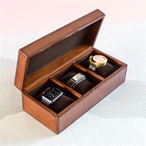 Personalised Leather Jewellery Storage Box By Ginger Rose