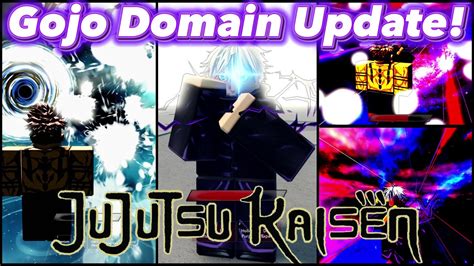 Gojo Update Gojo Domain Update Vs Sukuna Sorcerer Battlegrounds