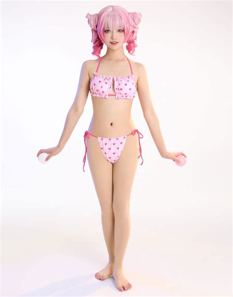 Buy Haikyuu Women Anime Kawaii Bikini Swimsuit Cute Bathing Bikini Set Gothic Swimwear Online At