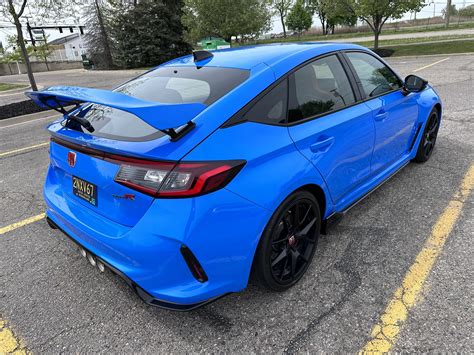 Fl Type R Spoiler Painted Boost Blue Page Civicxi Th Gen