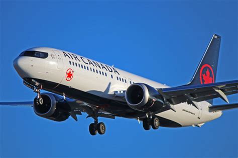 C Fses Air Canada Boeing 737 Max 8 Landing At Toronto