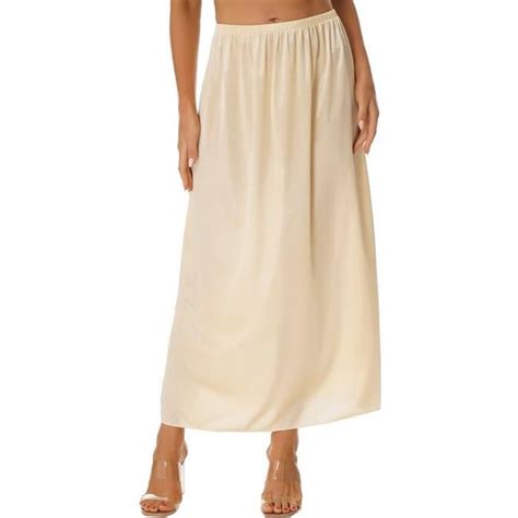 YIZYIF Femme Jupe Sculptant Jupon Fond de Jupe Elastique Sous vêtement sous Jupe Lingerie cm