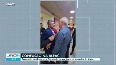 Jornal do Acre 2ª edição Confusão na Aleac deputados da base do