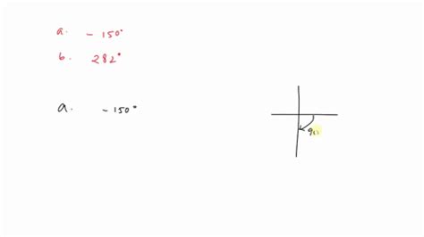 SOLVED Determine The Quadrant In Which Each Angle Lies A 150 B