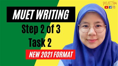 Step 2 Of 3 Muet Writing Task 2 New Format Youtube