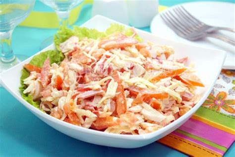 Салат Красное море - Пошаговый рецепт с фото. Салаты. Салаты с рыбой и ...
