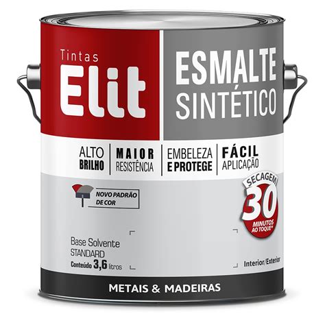 Tinta Esmalte Sintético Brilhante 3 6L Verde Folha ELIT Pai