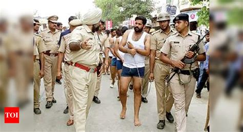 Rajasthan Cops Parade In Underwear In Public Jaipur News Times