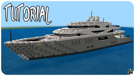 Minecraft Super Yacht Tutorial Part 1 YouTube