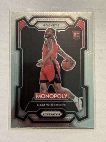 Panini Prizm Monopoly Cam Whitmore Rookie Card Rockets Rc