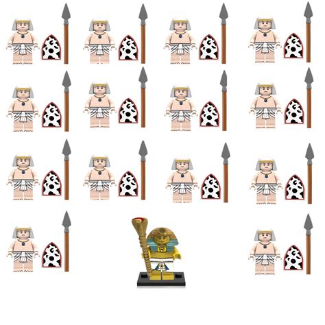 15 Best Egyptian Spearmen Pharaoh Minifigures Compatible Lego Ancient