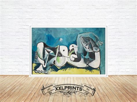 Pablo Picasso Reclining Nude Fine Reproduction Fine Art Print Etsy