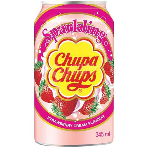 Chupa Chups Chupa Chups Sabor A Fresa Y Nata Lata Ml