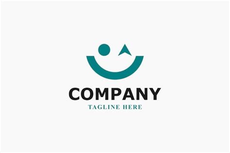 Premium Vector Smiley And Winking Face Logo