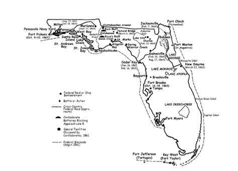 Battle Of Olustee Map