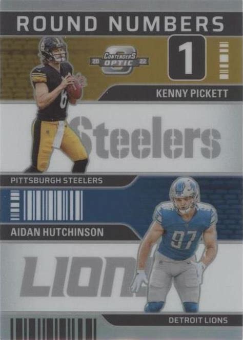 Panini Contenders Optic Aidan Hutchinson Kenny Pickett Rn For