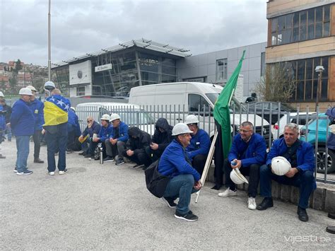 Foto Video Protest Zeni Kih Rudara Ispred Vlade Fbih