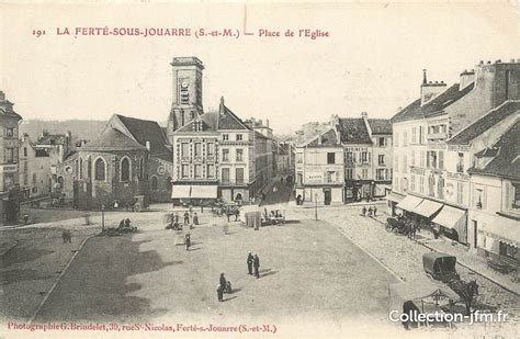 Cpa France La Fert Sous Jouarre Place De L Glise Seine