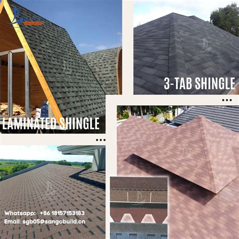 Cheap Price Shingles Roofing Asphalt Laminate Malaysia Fiberglass Rubber Asphalt Roofing