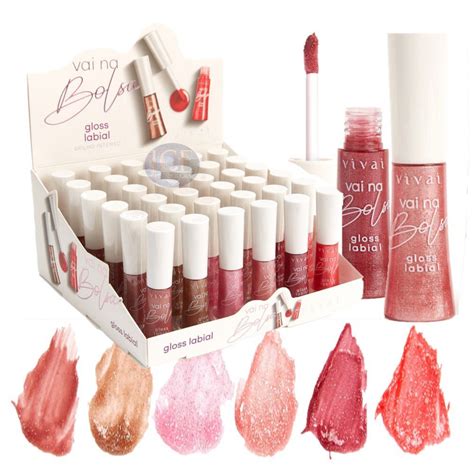 Vivai Lip Gloss Vai Na Bolsa 8ml 3039 36 Unid Distribuidora JCF