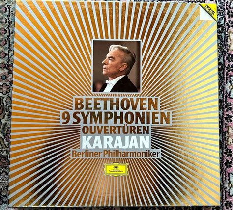 Beethoven Karajan Berliner Philharmoniker 9 Symphonien 7LP Kaufen