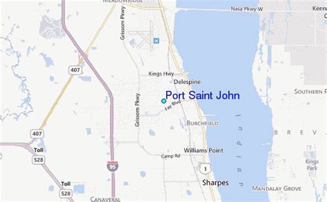 Port Saint John Tide Station Location Guide