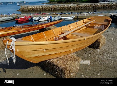 wooden boat stock photo alamy