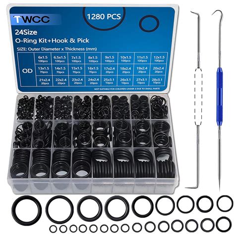 Twcc Pcs Metric O Ring Kit With Pick And Hook Set For Car And