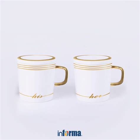 Jual Informa Appetite 444 Ml Set 2 Pcs Bristol Mug Dengan Tutup Putih